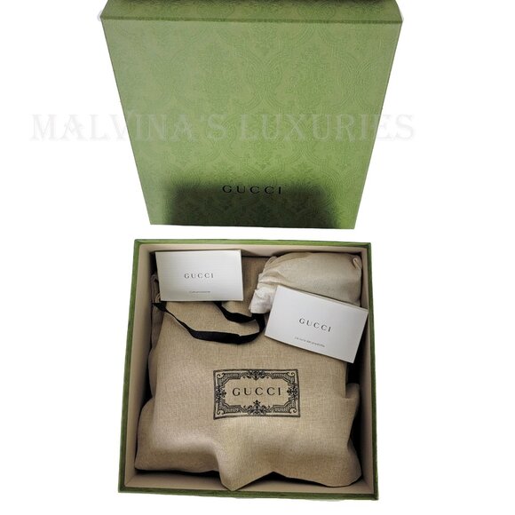 GUCCI BAG 752029 MINI DIONYSUS BLACK LEATHER w CRYSTAL TIGER TOTE - Picture 16 of 16